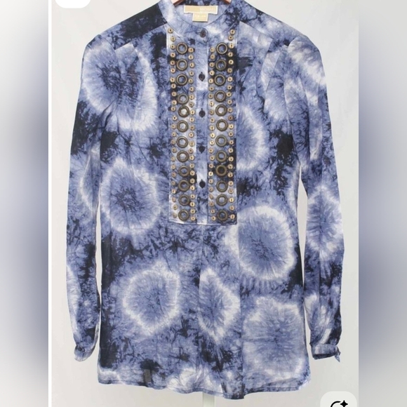 MICHAEL Michael Kors Tops - Michael Kors Cotton, Lightweight, Wood Circle Accents. Great For Vacation!